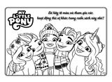  My Little Pony: Sách Tô Màu & Thực Hành Khổ Lớn 