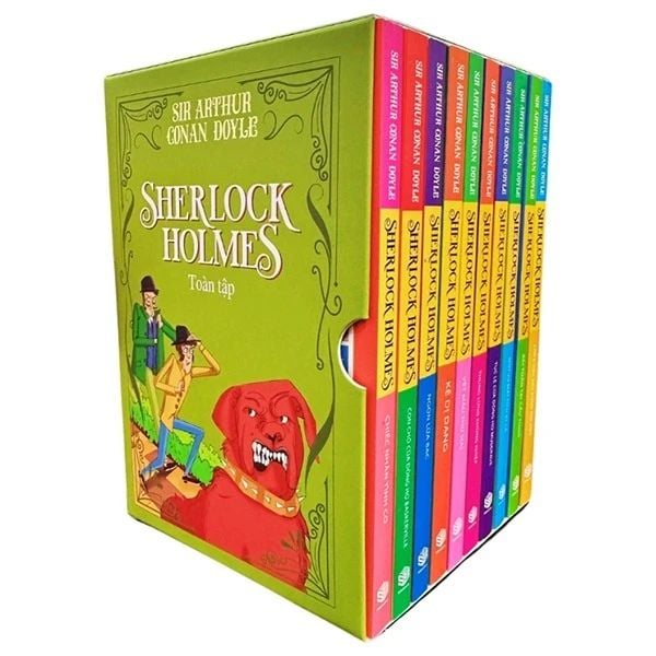  Boxset Sherlock Holmes Toàn Tập (Hộp 10 Cuốn) 