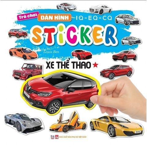  Combo Trò Chơi Dán Hình IQ - EQ -CQ Sticker (Bộ 8 Cuốn) 