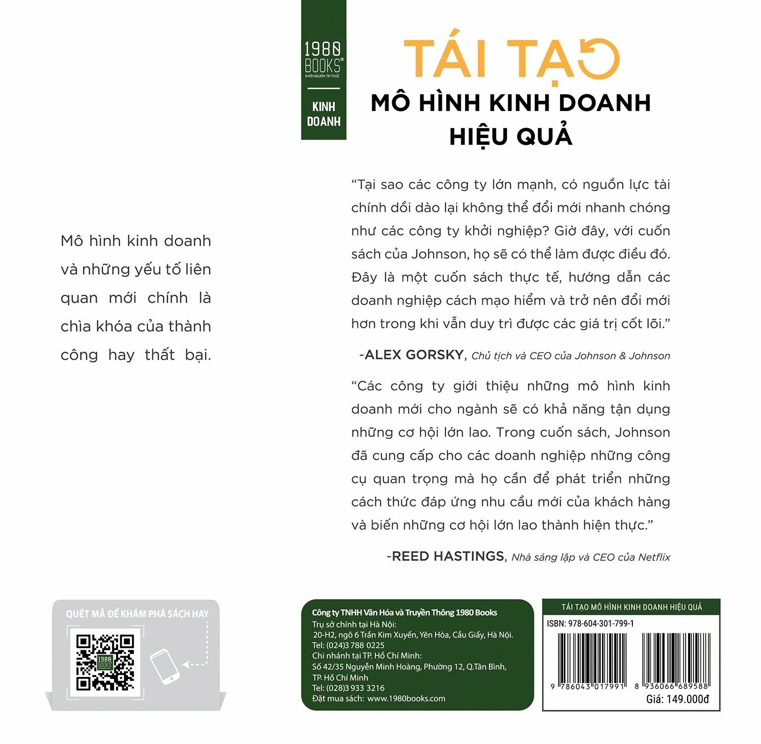  Tái Tạo Mô Hình Kinh Doanh Hiệu Quả 