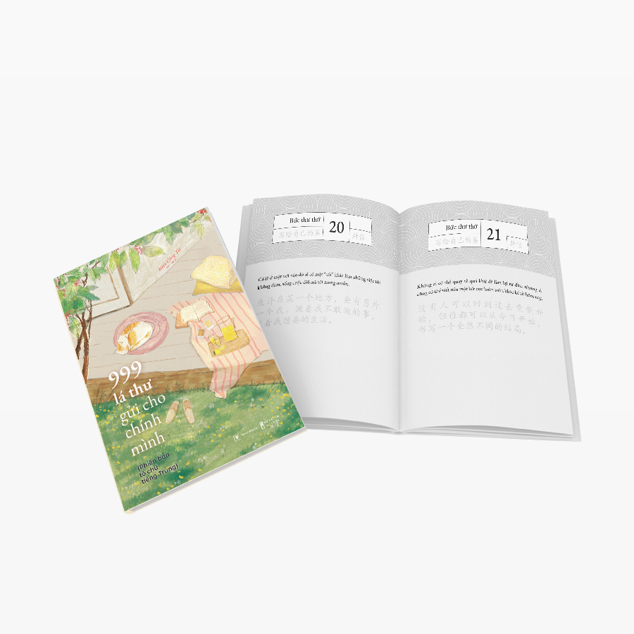  999 Lá Thư Gửi Cho Chính Mình - Phiên Bản Tô Chữ Tiếng Trung 