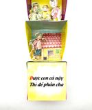  Trời mưa trời gió -Popup hộp vuông 