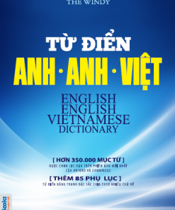 Từ điển Anh - Anh - Việt (bìa mềm xanh đen - 198k)