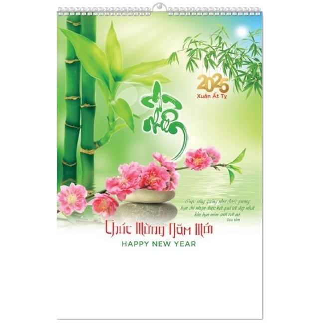  Lịch Lò Xo 7 tờ 2025 - AN NHIÊN ( MT31 ) 