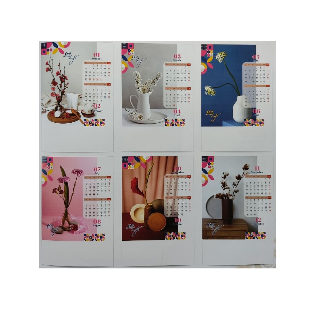  Lịch Lò Xo 7 tờ ( HT54 ) 2025 - Still Life 