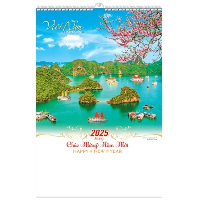  Lịch Lò Xo 7 tờ 2025 - VIỆT NAM THANH BÌNH ( MT15 ) 