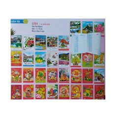  Lịch bỏ túi 32 mẫu giá bìa 4000 đồng / 1 cuốn 