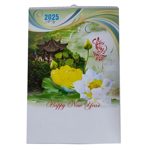 Lịch Lò Xo 7 tờ ( HT51 ) 2025 - Sen Việt