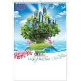  Lịch Lò Xo 7 tờ 2025 - CUỘC SỐNG XANH ( MT35 ) 
