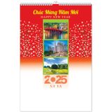  Lịch Lò Xo 7 tờ 2025 - TỔ QUỐC TÔI YÊU ( MT16 ) 