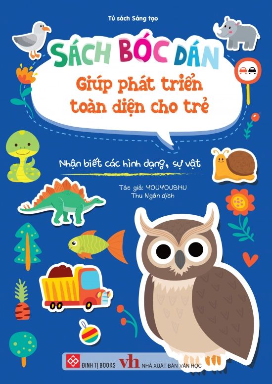  Sách Bóc Dán Giúp Phát Triển Toàn Diện Cho Trẻ Mầm Non - Nhận Biết Các Hình Dạng, Sự Vật 