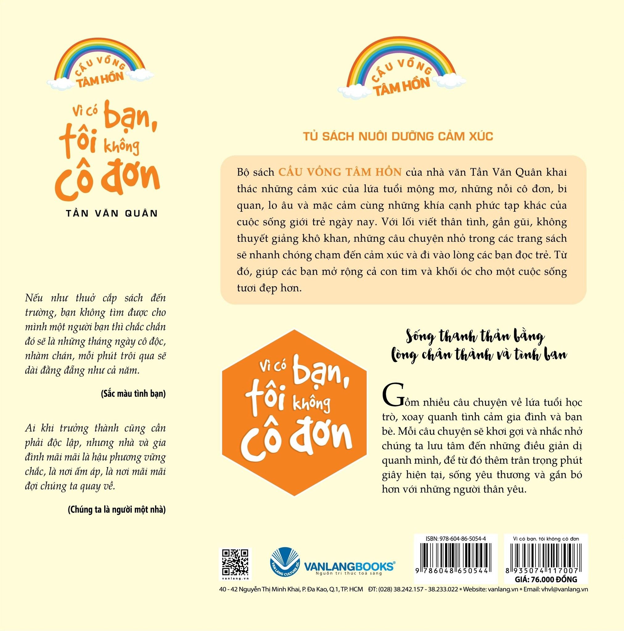  Cầu Vồng Tâm Hồn – Vì Có Bạn Tôi Không Cô Đơn 