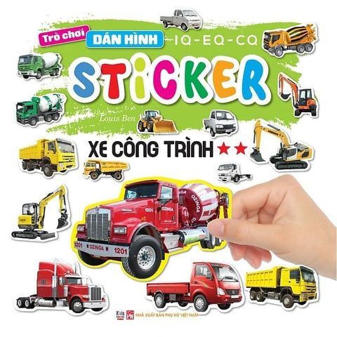 Combo Trò Chơi Dán Hình IQ - EQ -CQ Sticker (Bộ 8 Cuốn) 