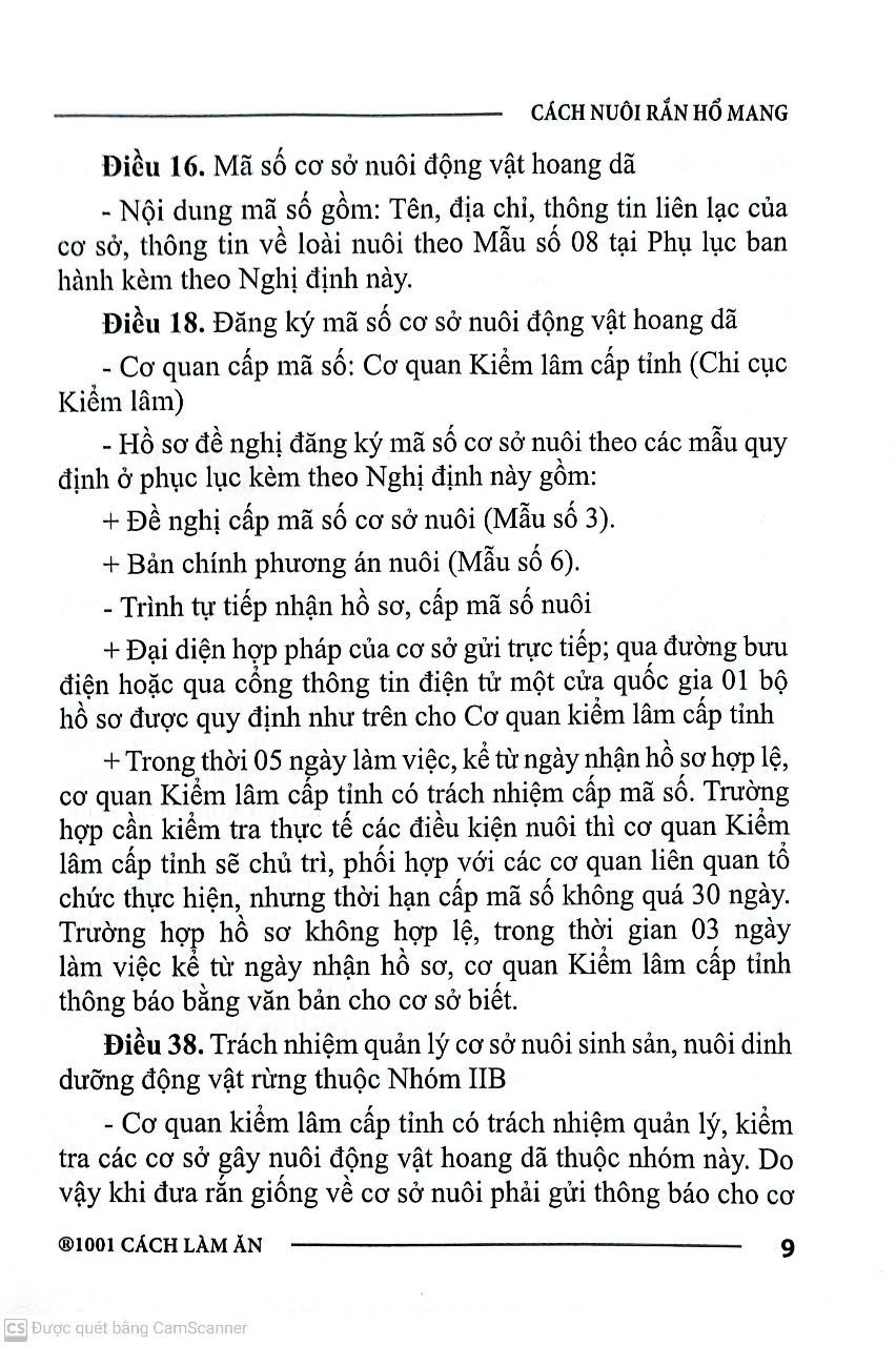  Cách Nuôi Rắn Hổ Mang 