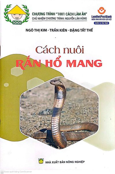 Cách Nuôi Rắn Hổ Mang - NXB Nông Nghiệp