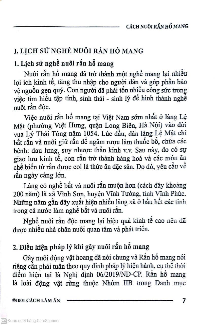  Cách Nuôi Rắn Hổ Mang 