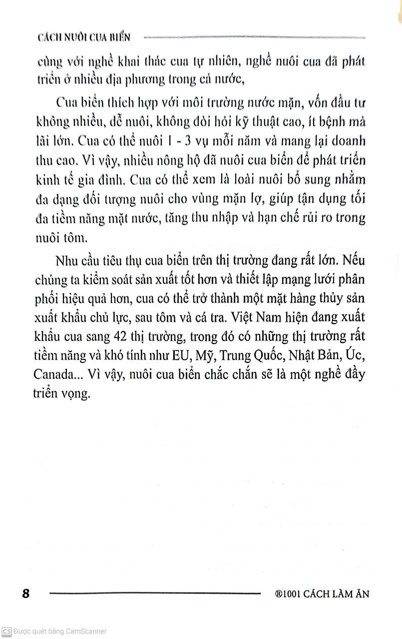  Cách Nuôi Cua Biển 