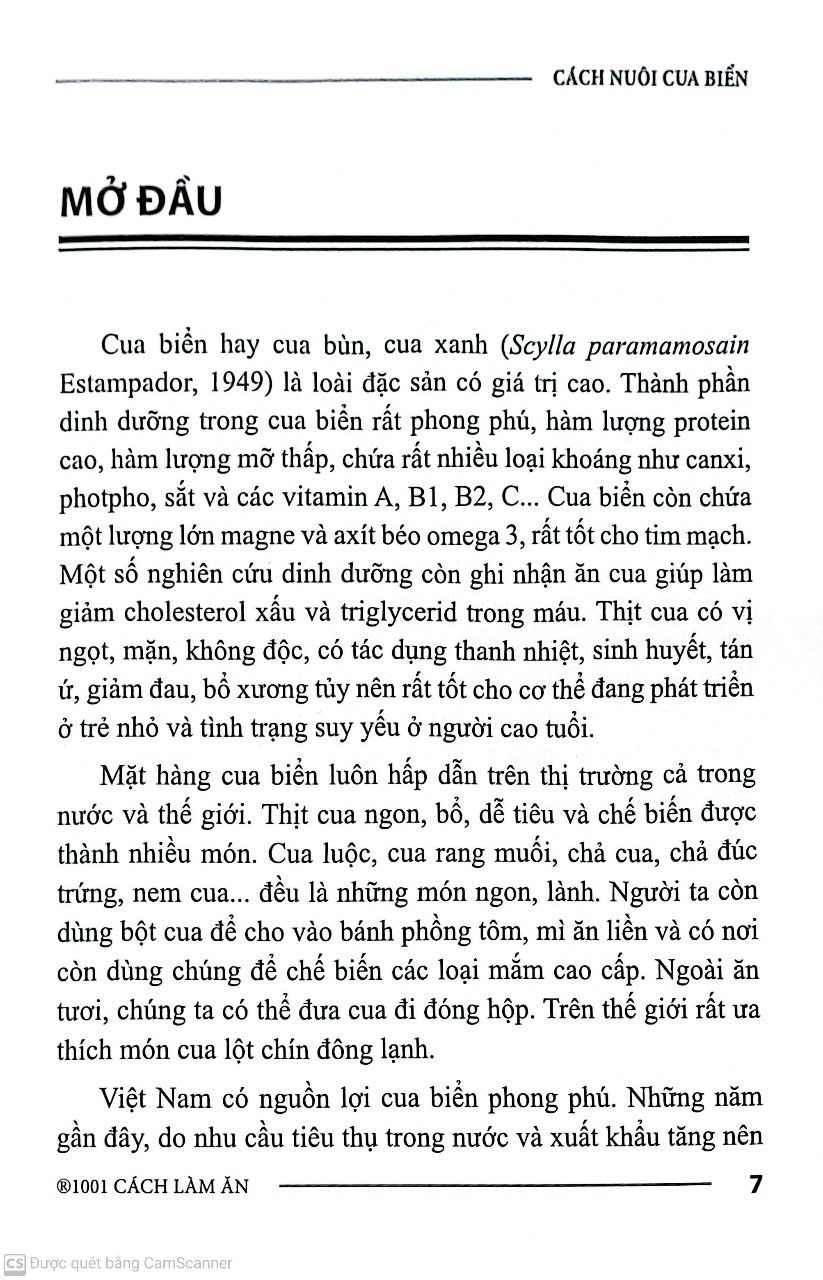  Cách Nuôi Cua Biển 