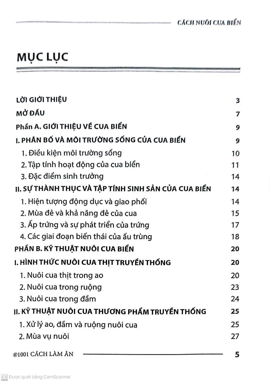  Cách Nuôi Cua Biển 