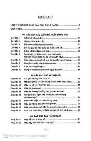  Những Quy Tắc Làm Cha Mẹ 