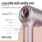  Máy Sấy Tóc Tốc Độ Cao NIPLIFLIFE 40s Nhanh Khô 