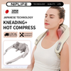  Máy massage cổ vai gáy NIPLIFE với 6 đầu massage, mát xa cơ học chườm ấm giúp giảm đau 