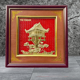  Quà Tặng Tranh Chùa Một Cột kích thước 26 x 26 cm 