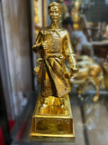  Quà Tặng Sếp Tượng Trần Hưng Đạo dát vàng 24K kích thước 42 x 16 x 18 cm 