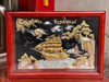 Quà Tặng Khai Trương Tranh đồng Thuận Buồm Xuôi Gió kích thước 88 x 61 cm dát tam khí