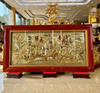 Quà Mừng Thọ Tranh Mừng Thọ kích thước 90 x 170 cm dát tam khí