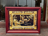  Quà Tặng Mẹ Tranh Chữ Lộc kích thước 88 x 128 cm mạ vàng 24k 
