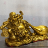Quà Tặng Sếp Tượng Di Lặc đồng vàng kích thước 12,5 x 22,5 x 7 cm