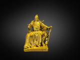  Quà Tặng Phong Thủy Tượng Quan Công đồng vàng kích thước 39 x 24 x28 cm 
