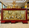 Quà Mừng Thọ Tranh Mừng Thọ kích thước 80 x 155 cm dát tam khí
