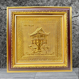  Quà Tặng Tranh Chùa Một Cột kích thước 26 x 26 cm 