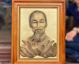  Quà Tặng Tranh Bác Hồ kích thước 60 x 75 cm 