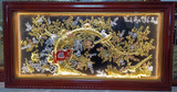  Quà Tặng Tranh Vinh Hoa Phú Quý đồng vàng kích thước 90 x 170 cm 