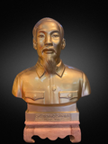  Quà Tặng Sếp Tượng Bác Hồ bằng đồng đỏ kích thước 42 x 34 x 16 cm 
