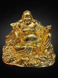  Quà Tặng Sếp Tượng Di Lặc dát vàng 35 x 26 x26 cm 