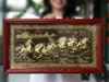Quà Tân Gia Tranh đồng Mã Đáo Thành Công kích thước 36 x 66 cm