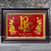 Quà Tặng Mẹ Tranh Chữ Lộc kích thước 38 x 54 cm dát vàng 