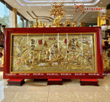 Quà Mừng Thọ Tranh Mừng Thọ kích thước 90 x 170 cm dát tam khí 