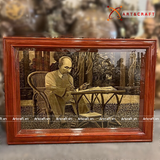  Quà Tặng Tranh Bác Hồ kích thước 75 x 105 cm 