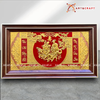  Quà Mừng Thọ Tranh Mừng Thọ kích thước 52 x 92 cm mạ vàng 24k 