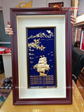  Quà Tặng Khai Trương Tranh đồng Thuận Buồm Xuôi Gió kích thước 40 x 65 cm 