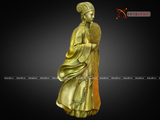  Quà Tặng Phong Thủy Tượng Khổng Minh đồng vàng kích thước 50 x 24 cm 
