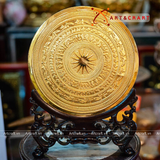  Quà Tặng Đối Tác Tranh Trống Đồng đường kính 27 cm , tổng chiều cao 33 cm 