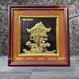  Quà Tặng Tranh Chùa Một Cột kích thước 26 x 26 cm 