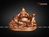  Quà Tặng Sếp Tượng Di Lặc đồng đỏ 32 x 42 cm 