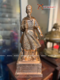  Quà Tặng Sếp Tượng Trần Hưng Đạo đồng đỏ cao 50 cm 